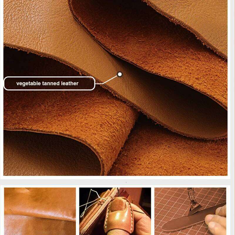 2023 New Women Female Genuine Leather Cross-Body Shoulder Messenger Lady Retro Vegetable Tanned Cowhide Square Tofu Bag