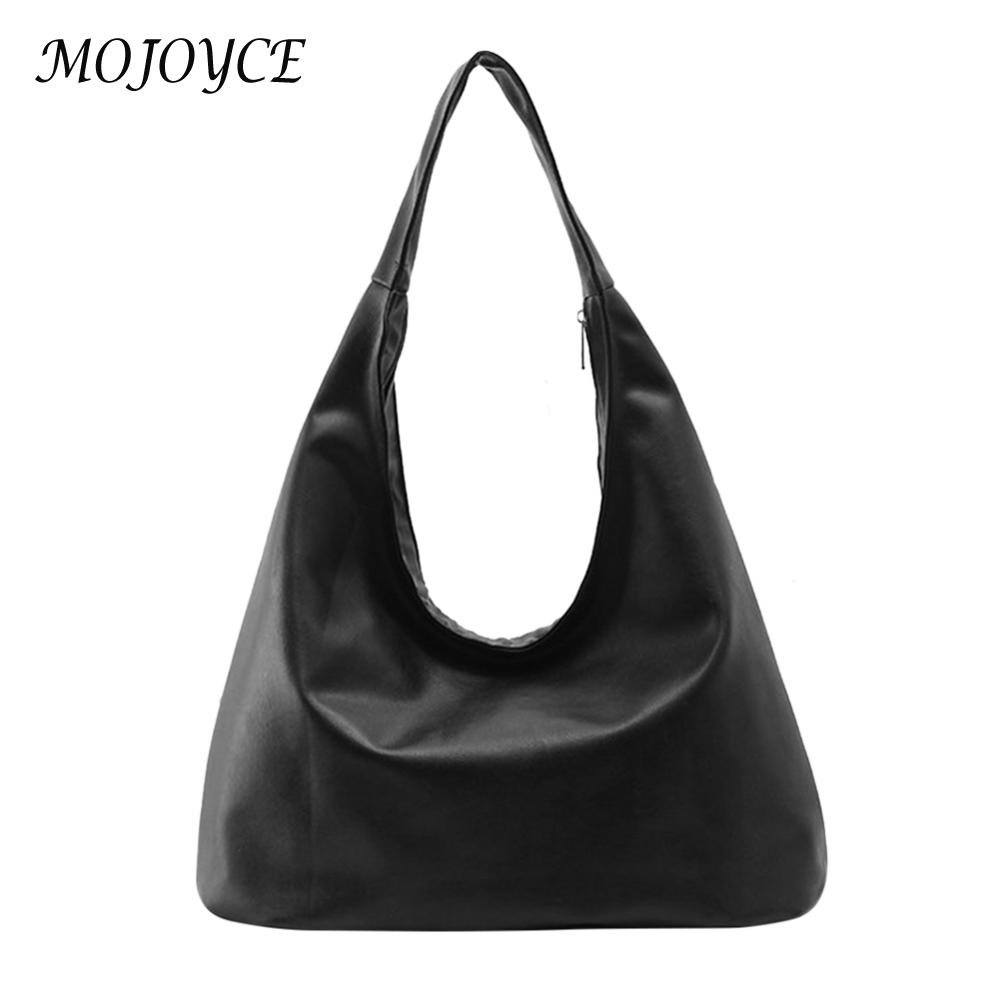 Women Leather Hobo Bag Fashion Large Tote Handbag Casual Underarm Bag Soft Shoulder Bag Daily Dating Purse
