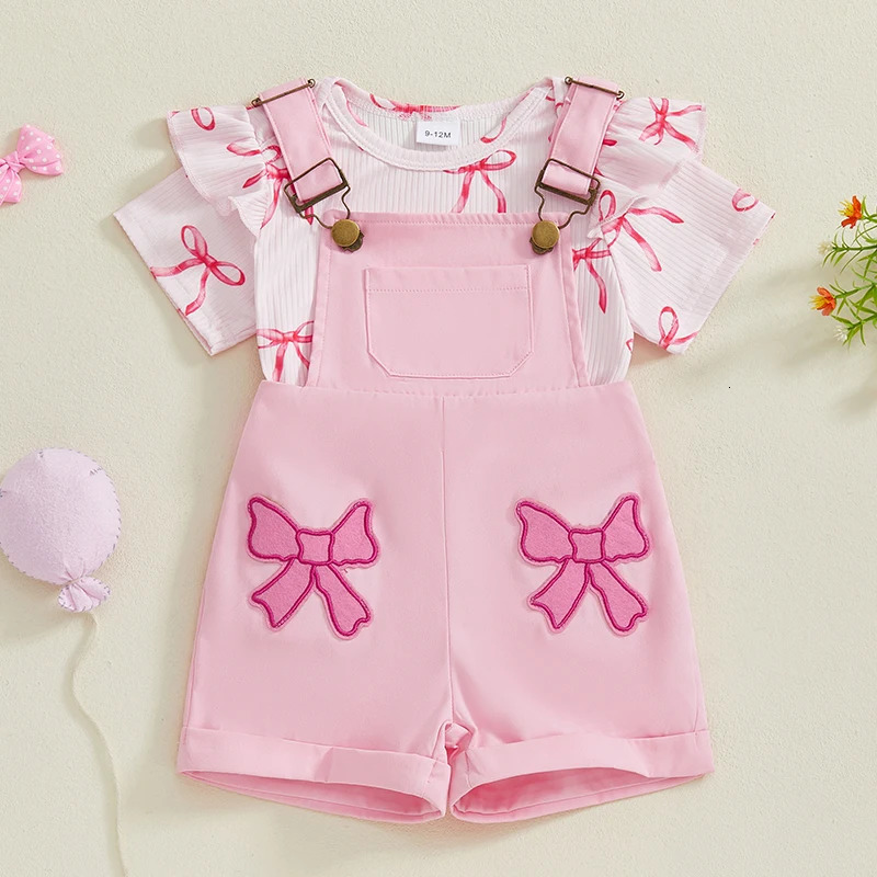 Adorable Toddler Girl Floral Print Sleeveless Romper and Ruffle Skirt Set for Summer Vacation Beach Outing 250528