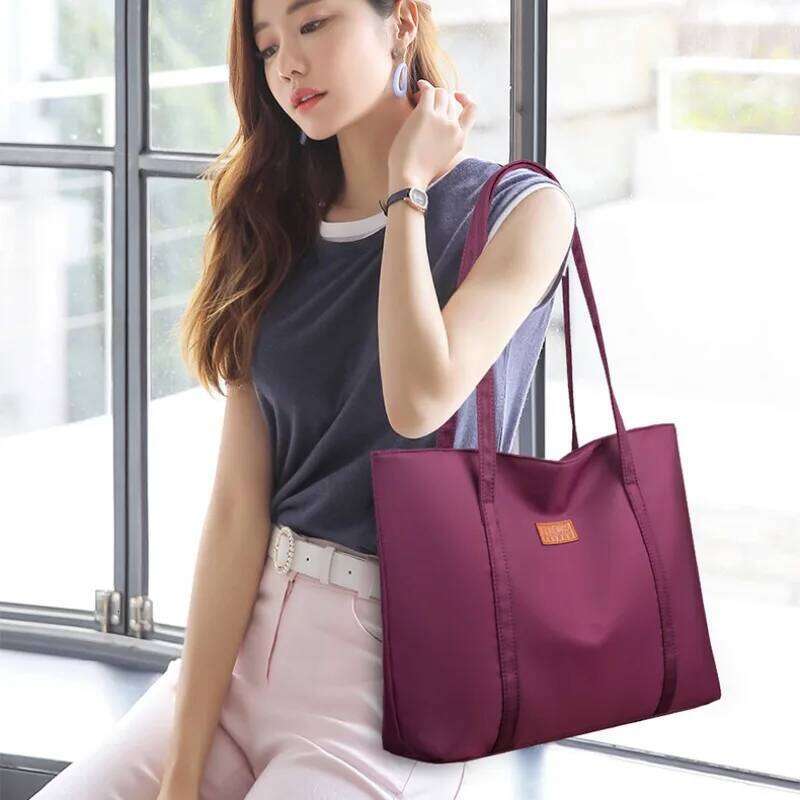 Large Capacity Canvas Tote 2025 Oxford Handbag New Women's Simple Shoulder Designer Bags Fashion Eco Bag