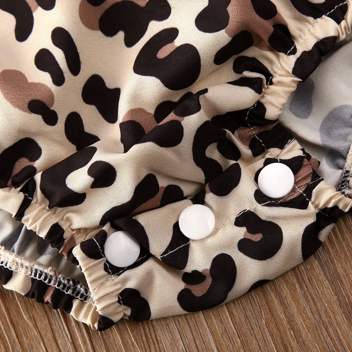 Citgeett Summer 2PCS Infant Baby Girl Leopard Romper Jumpsuit Clothes Outfits Print Cute Summer 0-24M 250528