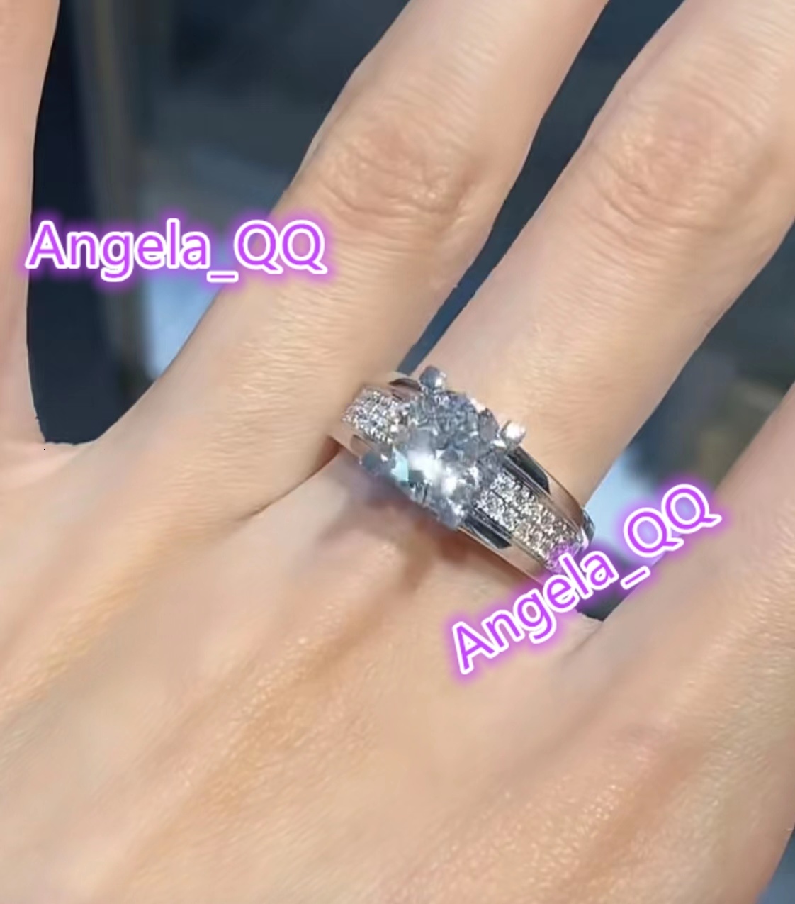 Diamond 14K 16K 18K Gold Lab Grown Diamond Ring Gift Wedding Engagement Certified