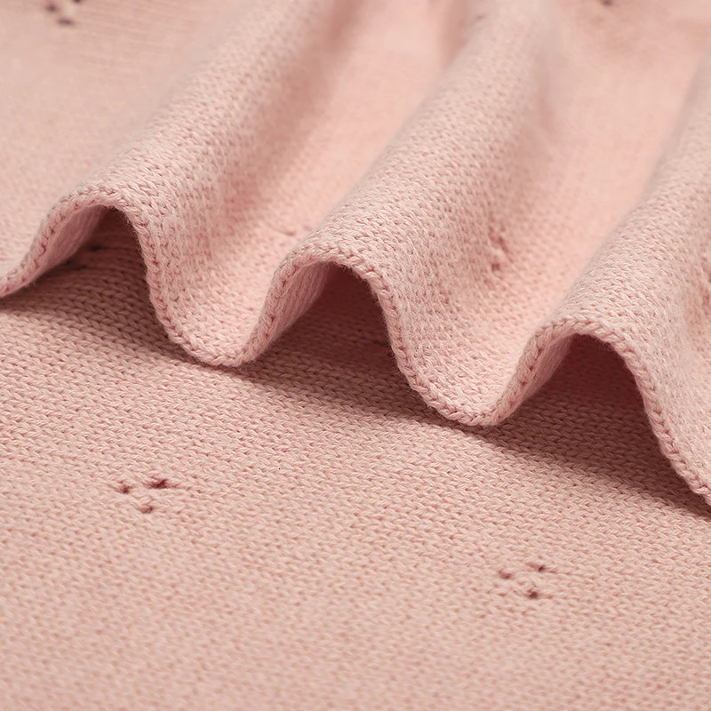 Baby Blankets Super Soft orn Infant Babies Boys Girls Cotton Knit Sleep Quilts Covers for Stroller 9070cm Kids Throwing Mats 250528
