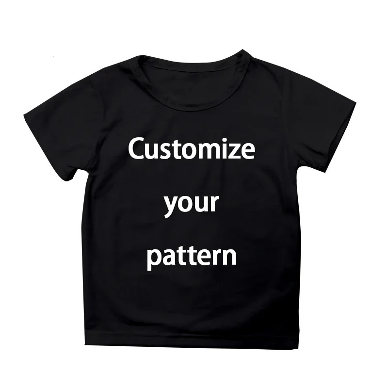 Children Girl Boy Tshirt Custom DIY Pattern Funny Casual Tops Tees Name Picture Text Child Tshirts 250528