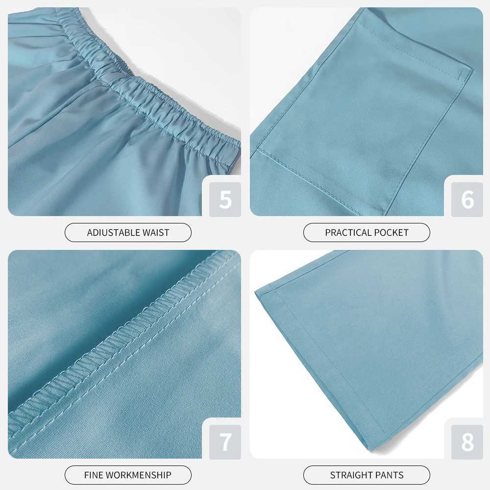 Short Slved Apparel Tops Pants Set Pharmacy Working Clothes Medical Hospital Doctor Nursing Uniform Casual V-neck Nurse Women X250528