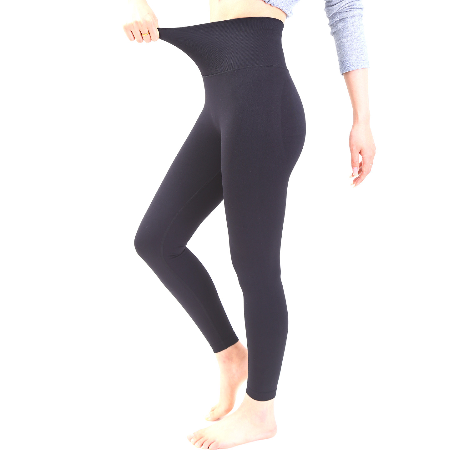 Amazon Naked Yoga Pants High Waist Lift Hip Women's Fitness Pants Summer Outer Wear Running Sports Training Yoga Pants