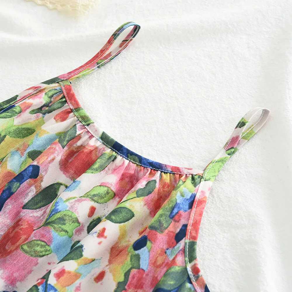 Bear Leader 3-7 Years Baby Girl Flower Dresses With a Bag Summer Floral Suspender Dress Kids Girls 2-Piece Sets Clothing X250528