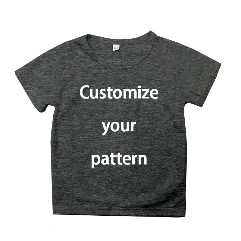 Children Girl Boy Tshirt Custom DIY Pattern Funny Casual Tops Tees Name Picture Text Child Tshirts 250528