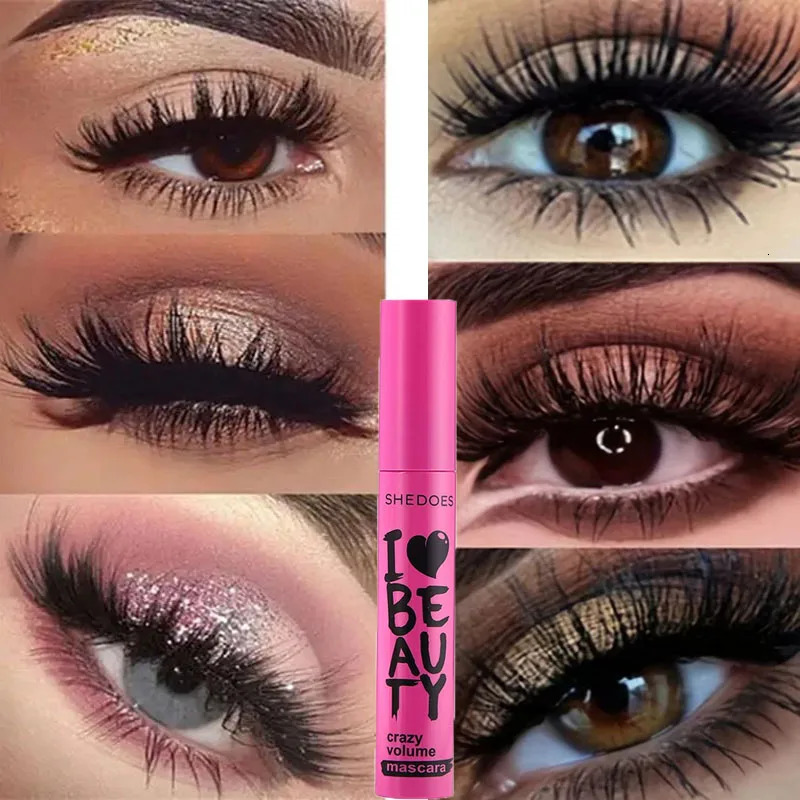 5D Waterproof Mascara Eyelashes Lengthening Long Lasting Silky Lash Black Eyelashes Extension Make Up Beauty Eye Korean Cosmetic 250523