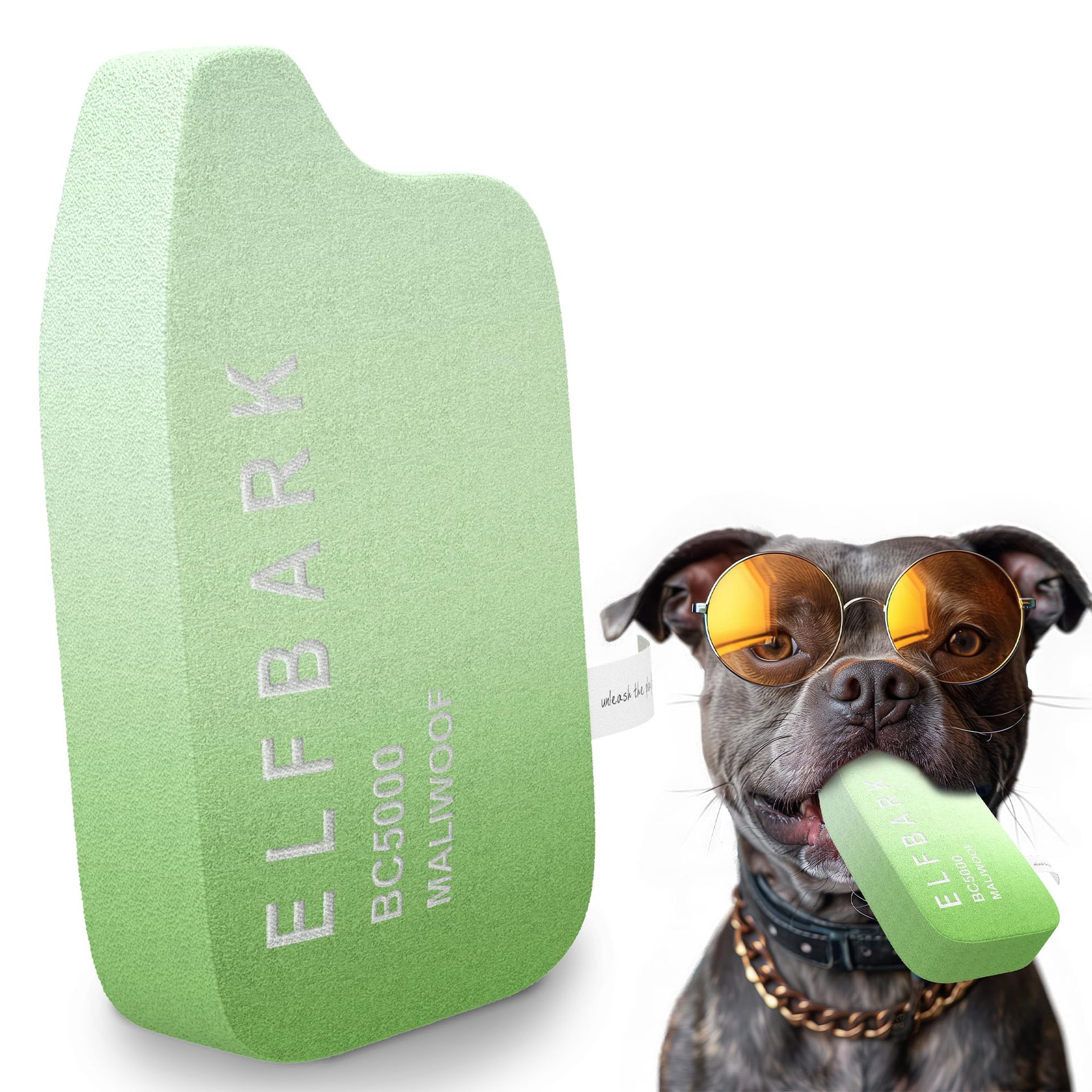Gradient Color Funny Dog Toy with Squeaker and Crinkle, Cute Funny Parody Toys - Puppy and Dog Toys for Small, Medium and Large Dogs Pet Birthday Gift