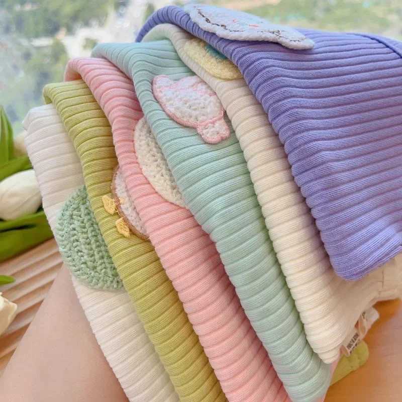 Baby Girls T-shirts for Kids Summer Sleeveless Knitted Tops Vest Outfits Girls Cute Halter Tops Tees Children Clothing 1-12 Years X250528