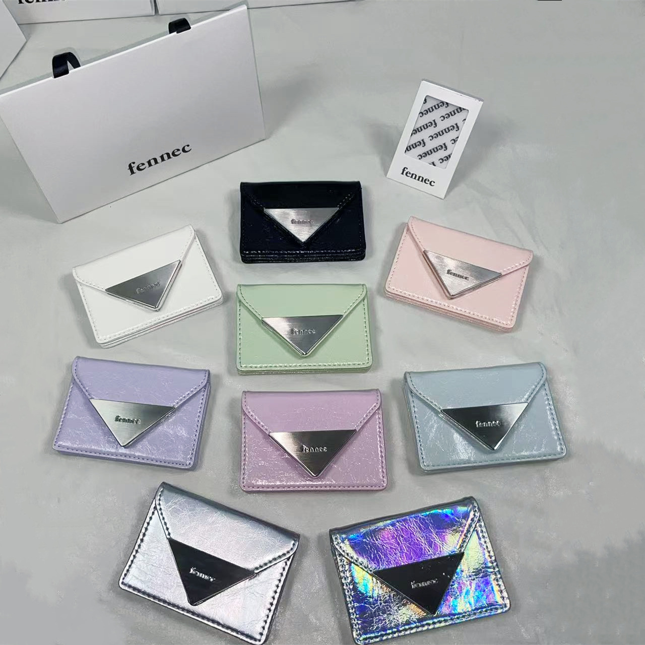 Free Shipping Designer Wallet Korean New Niche Cattle Pickup Bag Flip Cover ID Bag High-quality Classic Multi-color Coin Purse