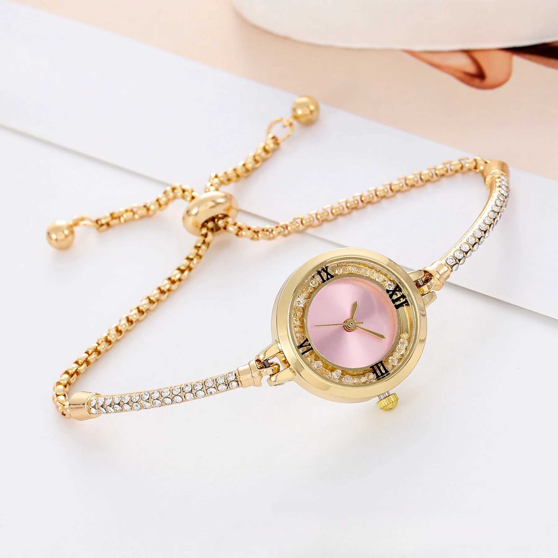 Fashion Womens Steel Belt Bracelet Watch Quartz Watch Luxury Small Dial Women Watches XJ250527