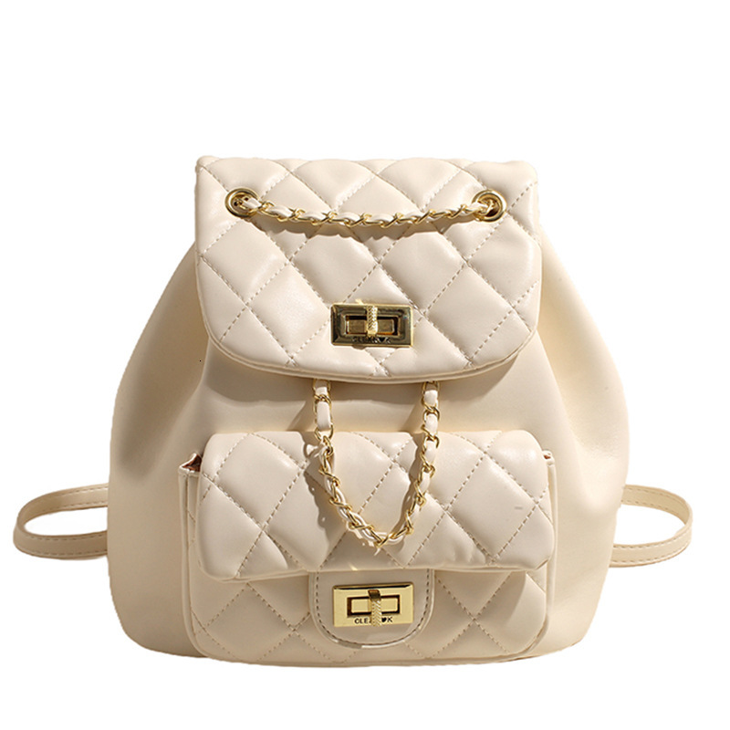 Free Shipping Designer Bag Summer Super Hot Niche Embroidered Thread Women's 2025 New Versatile Chain Exquisite Mini Backpack