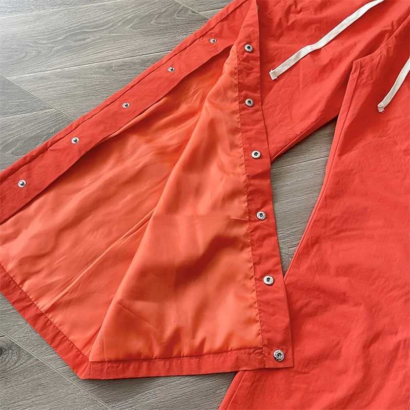 Fashionable Orange SAINT VANITY Tracksuit Set with Embroidery Rivets and Zipper for Active Lifestyle Trendsetters X250528