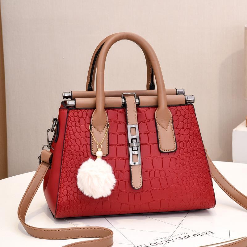 Top Brand High Quality New Style Women's Handbag Ladies Shoulder Bag Stone Pattern Trendy Crossbody Large Capacity Tote Portable New Free Deliver