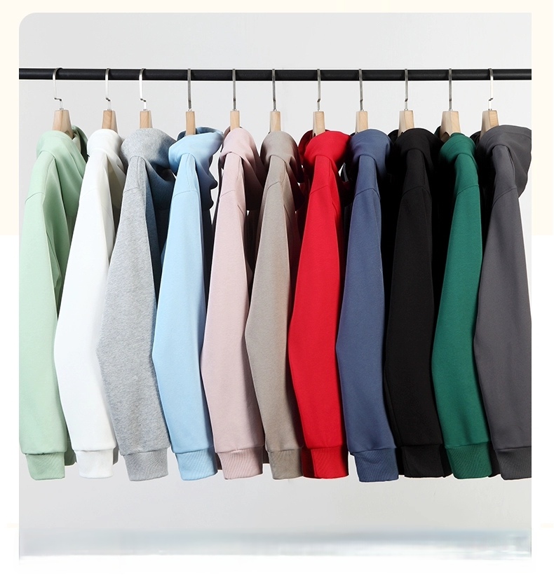 Casual Mens Unisex Cotton Sweatshirt with Drawstring Cap Stylish Choice in a Range of Tones