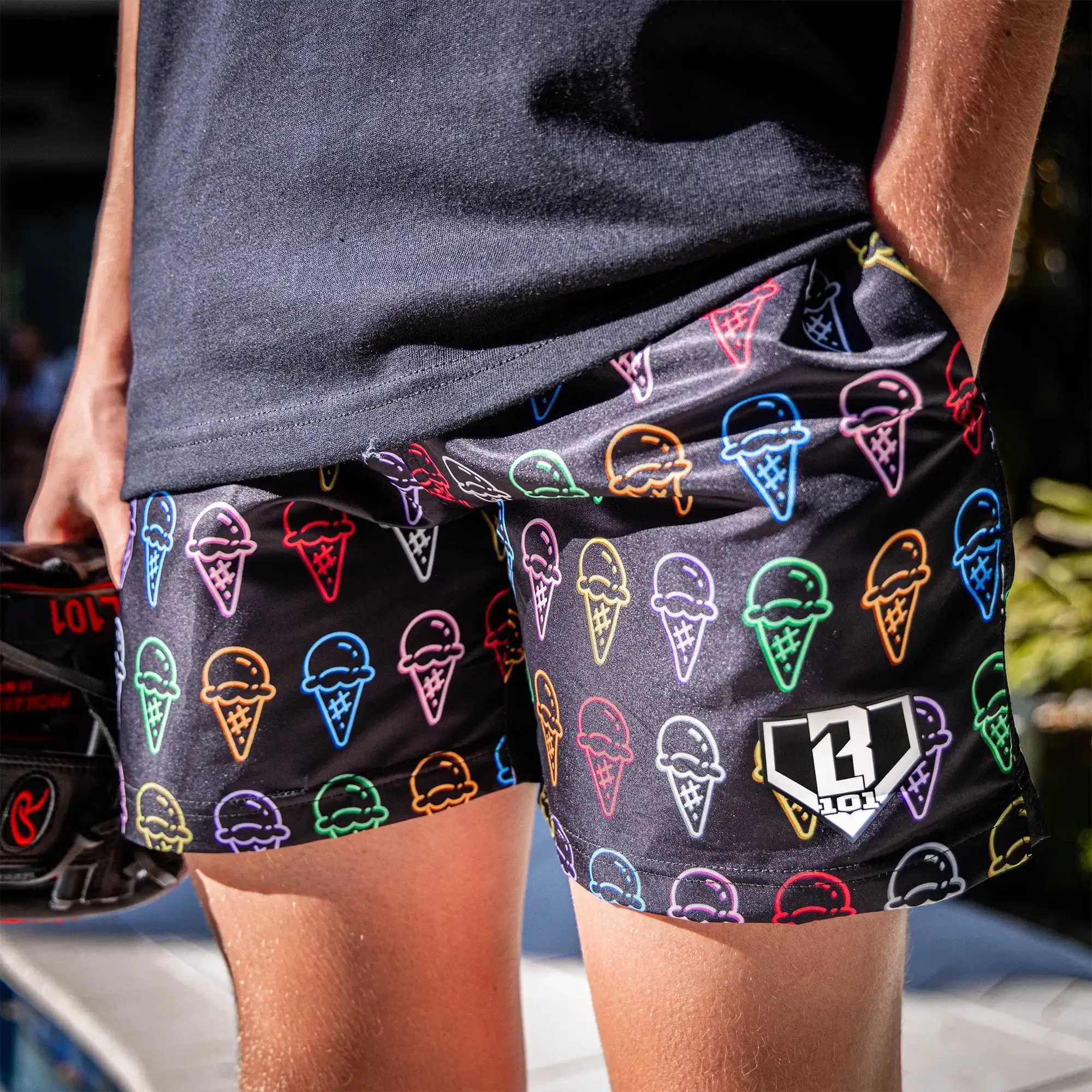 Summer New Mens Teen Quick-Drying Scoops Youth Swim Trunks American Fashion Trend Comfortable Casual Sports Baseball Shorts X250528