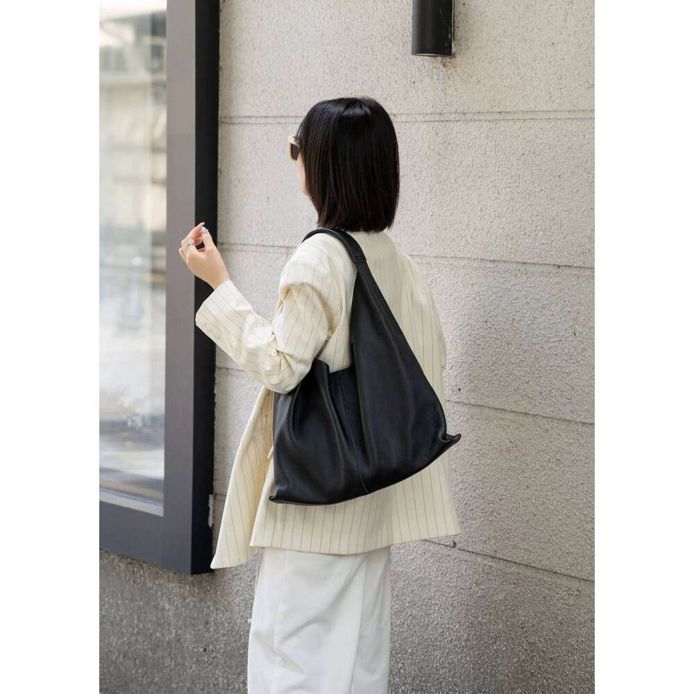 Genuine Large Capacity Shoulder Soft Leather Fashion Tote Bag