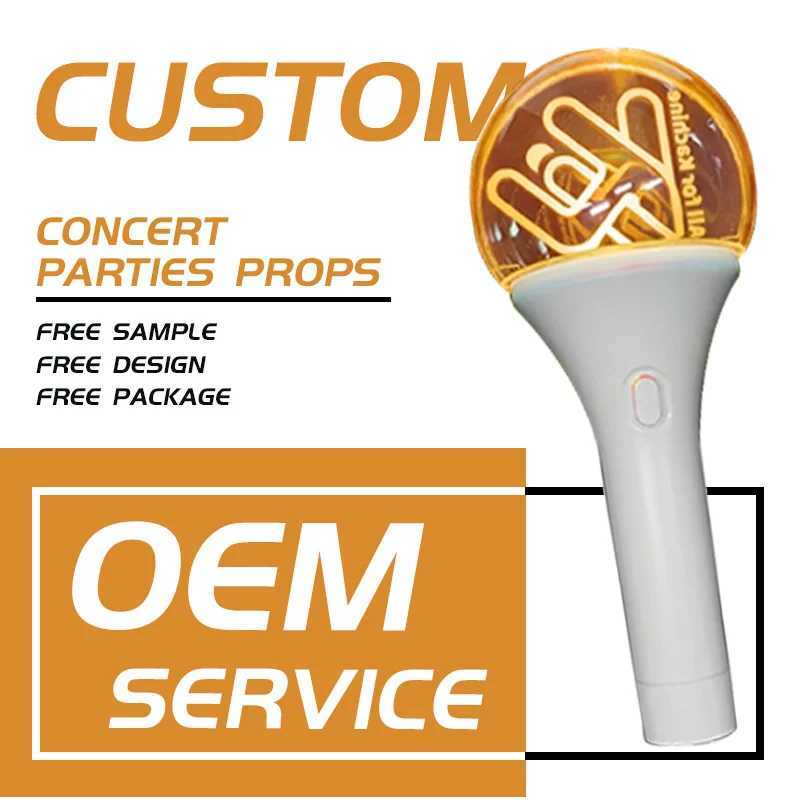 Custom Remote Control Atmosphere Light Glow Handball Stick For Idols Events Concerts W250528