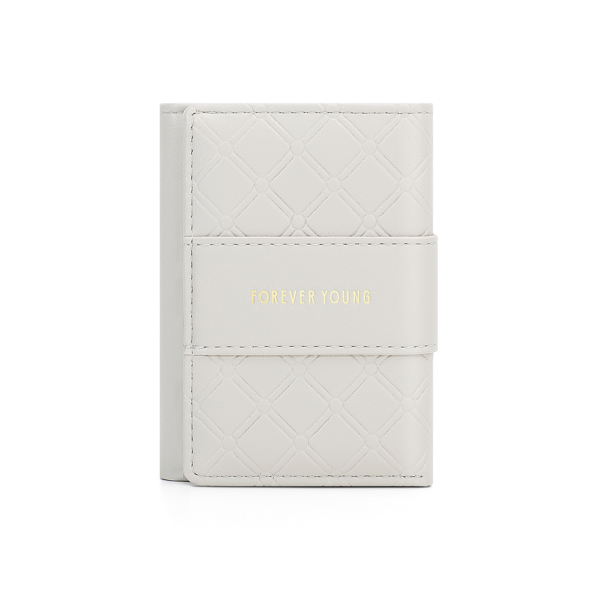 Free Delivery Designer Wallet Fashionable Women's High-end Short Card Bag PU Coin Bag Quilted Card Holder Folding ID Bag