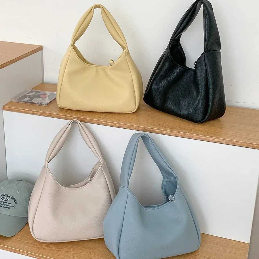 Casual Soft PU Leather Bucket Bag 2025 Fashion Yellow Bags for Women Handbags High Quality Shoulder Bag Commuting s NEW Y250528