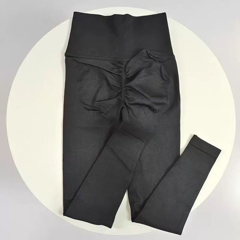 Amazon Naked Yoga Pants High Waist Lift Hip Women's Fitness Pants Summer Outer Wear Running Sports Training Yoga Pants