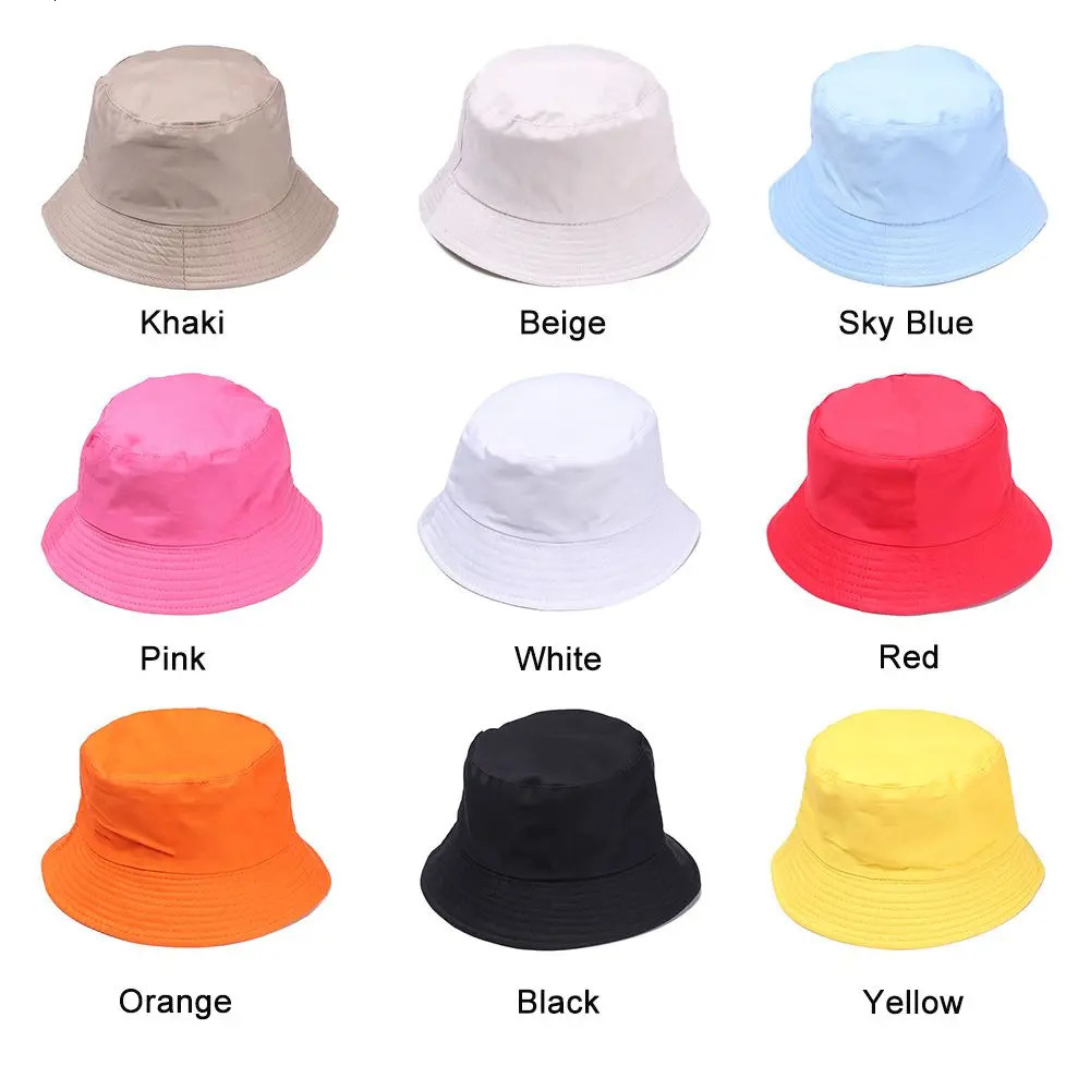 Bucket Hat Women Men Anti-UV Beach Sun Hat Summer Sunscreen Panama Hat Outdoor Foldable Portable Fisherman Cap 250523