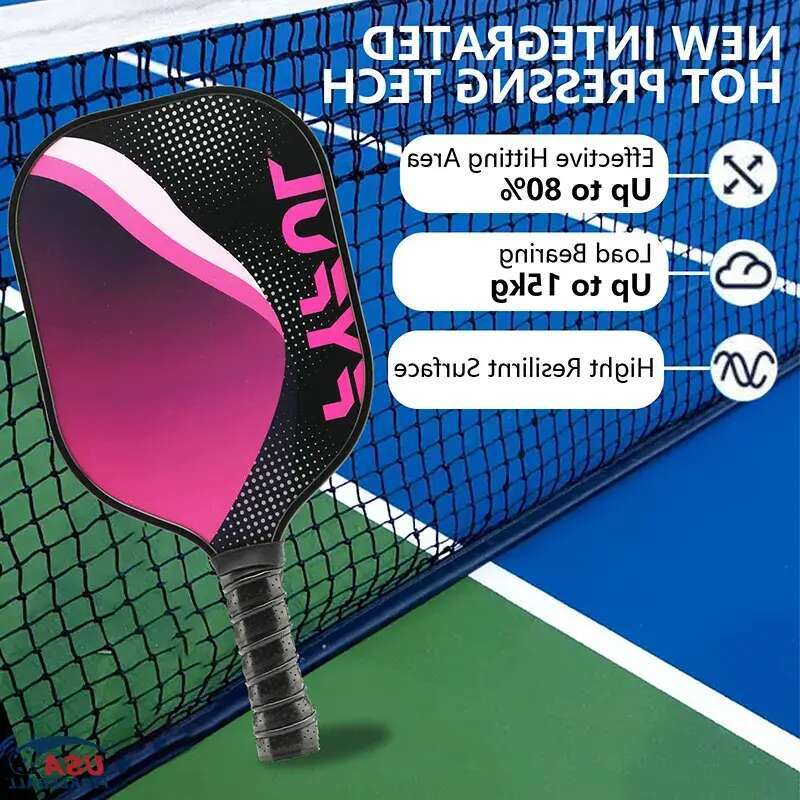 USAPA Approved Hot-Pressed Fiberglass Paddle Outdoor Sports Glass Pickleball Racket Factory Direct Sales