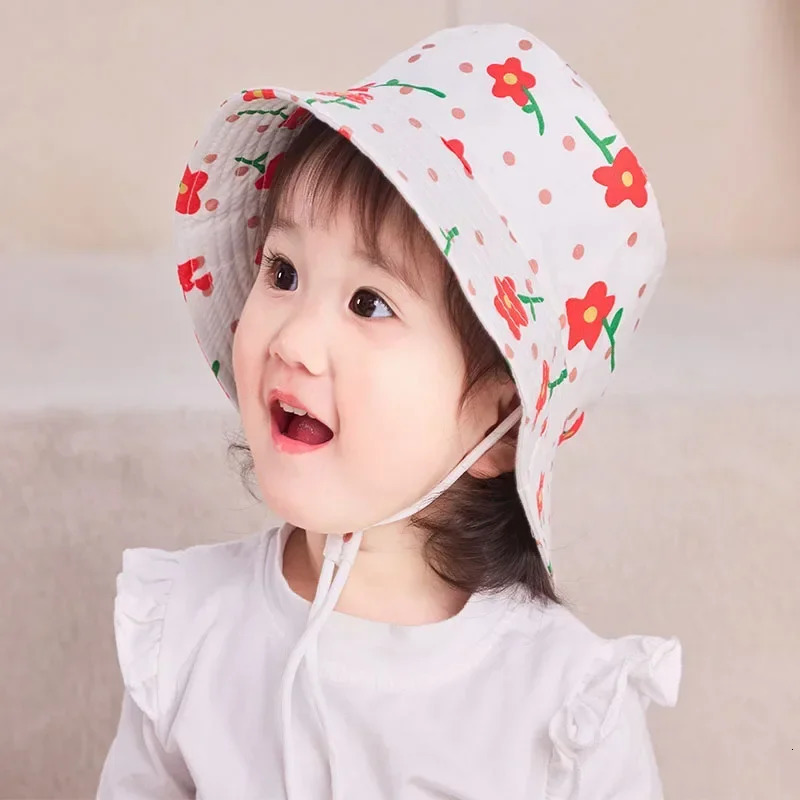 Panama Summer Baby Sun Hat for Girls and Boys Beach Sun Cap Outdoor Children Bucket Hat Cartoon Autumn Kids Fishermans Cap 250528