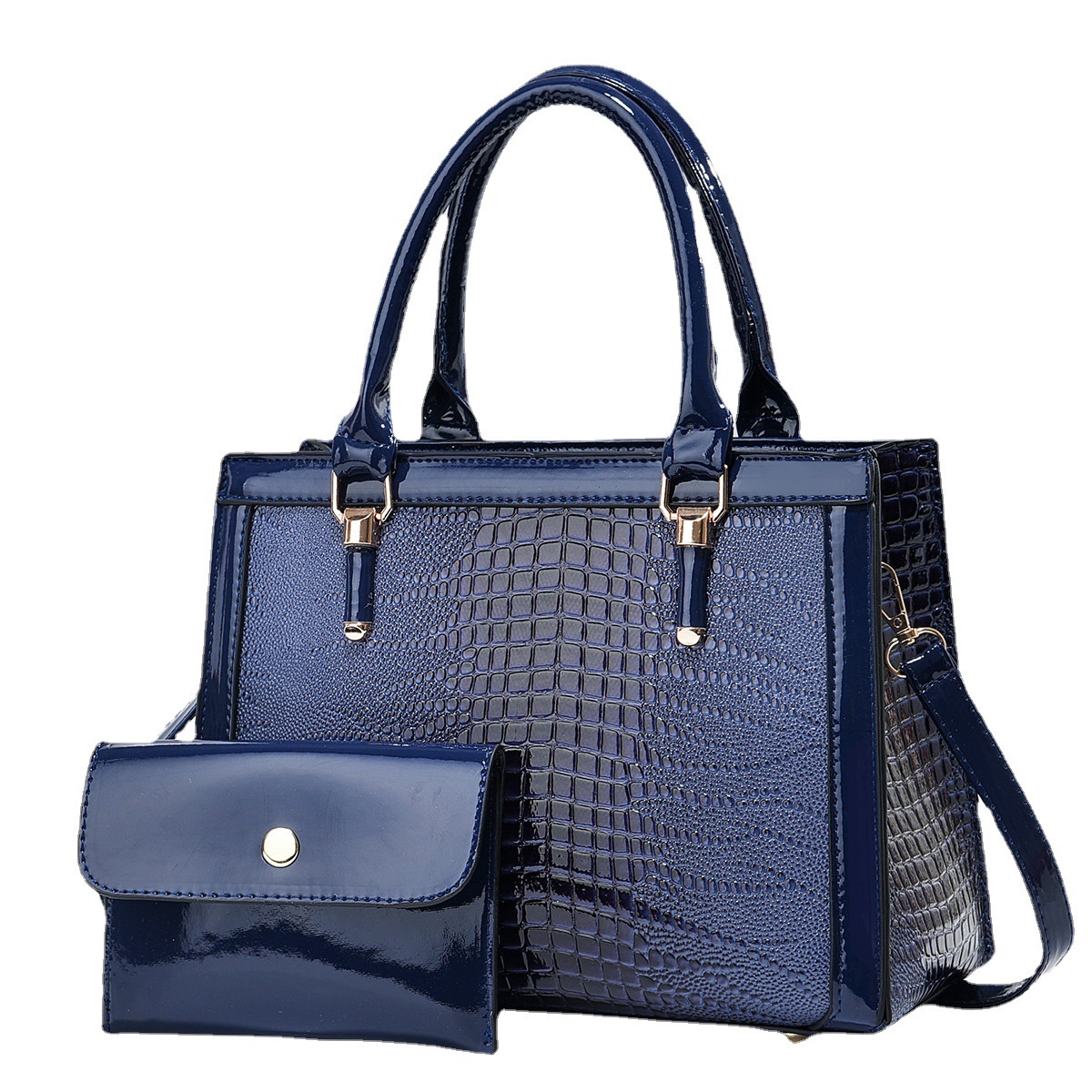 Top Brand High Quality New Style Multi-Piece Set Bags Crocodile Pattern Women's Tote Bag Large Capacity Shoulder Crossbody Handbag New Free Deliv