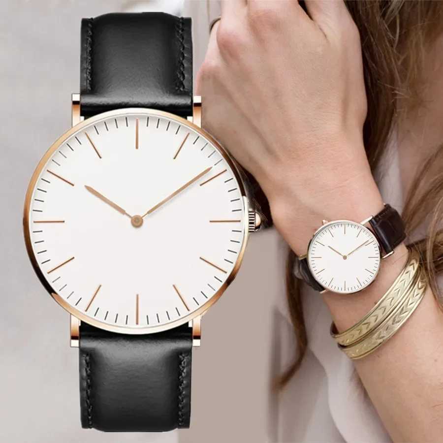 Fashion Women Watches Luxury Metal Dial Leather Belt Analog Ladies Quartz Wrist Watch Simple Casual Female Clock Montre Femme XJ250527