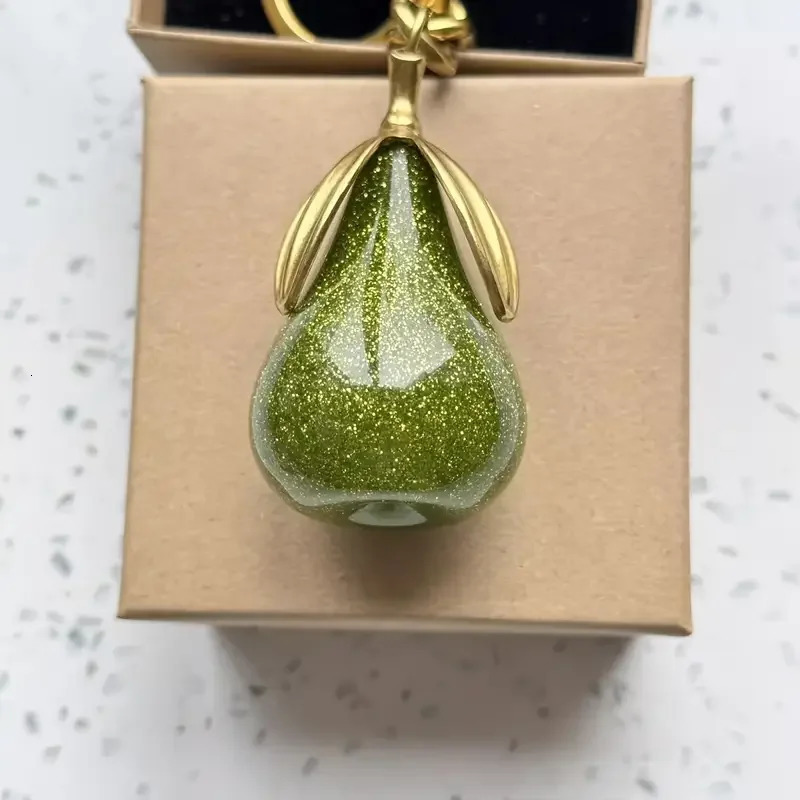 Pear fruit charm for handbag bag Fun Gift Idea 250527