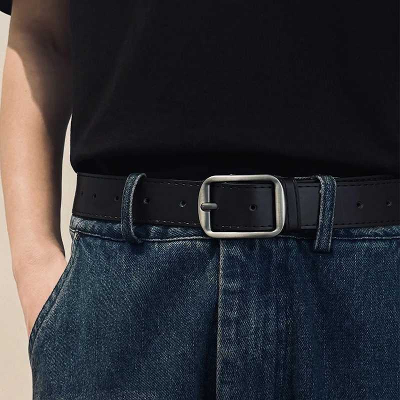 PU Leather Belt for Womens Black Brown Trouser Belt for Jeans Casual Fashion Belts Vintage Strap Female Waistband AB005 M250528