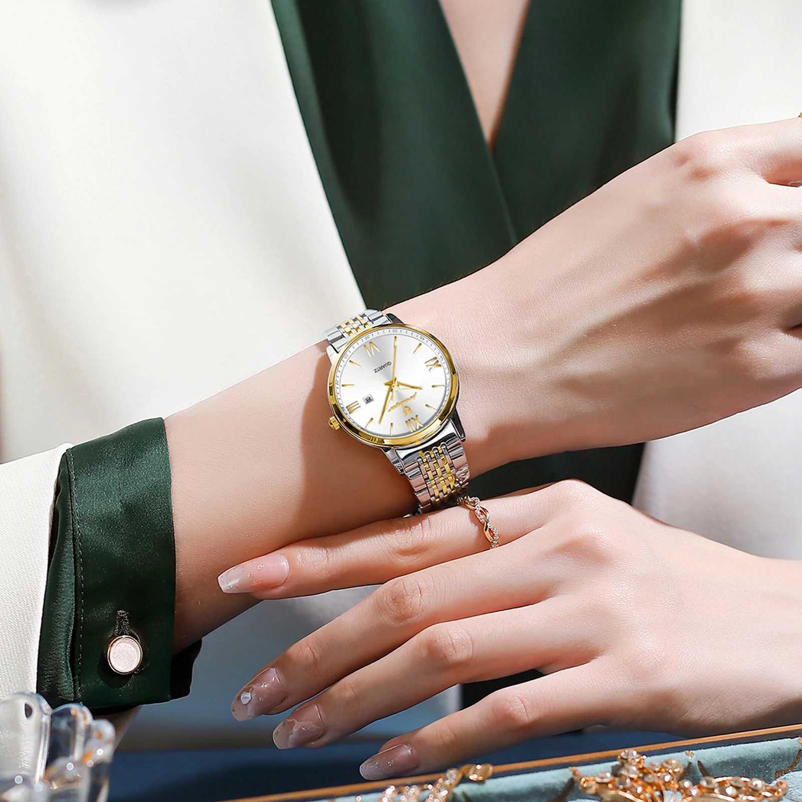 POEDAGAR New Luxury Woman Watch Waterproof Luminous Date Ladies Watch High Quality Stainless Steel Simple Womens Quartz WatchesXJ250527