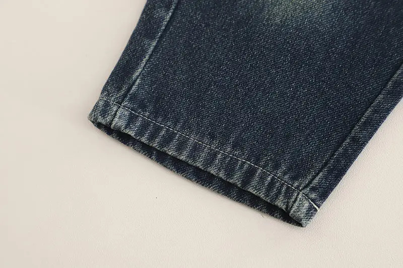 Fashion Spring Kids Jeans Boys Girls Black Children Casual Denim Pants Toddler High Quality 1 2 3 4 5 Years 250528