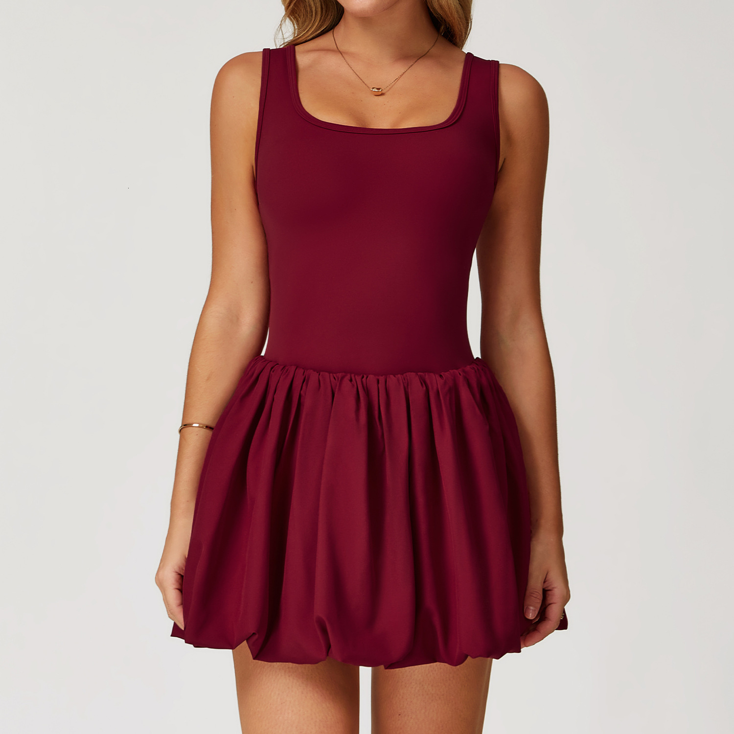 Tennis Outfit Yoga Skirt Custom Processing Bare Sensation Fake Two Piece Sports Dress Anti Exposure Outdoor Running Fitness Tennis Skirt Tennis Outfit