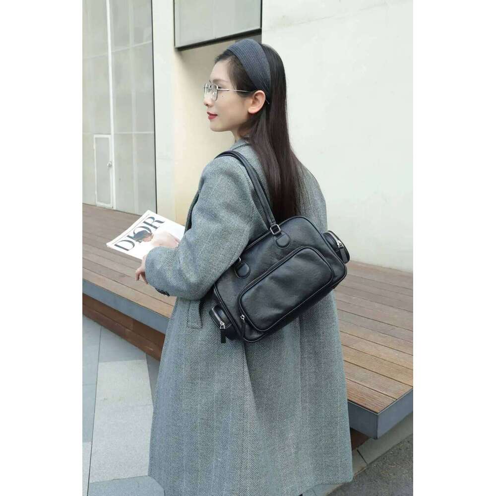Genuine leather fashion Women's shoulder Designer high quality leisure large capacity ladies bag