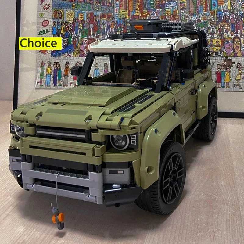 2573PCS Technical Land Off-road Defender Classic Car Building Blocks 42110 Set Model MOC Vehicle Toys Bricks for Boys Adult Gift Z250528