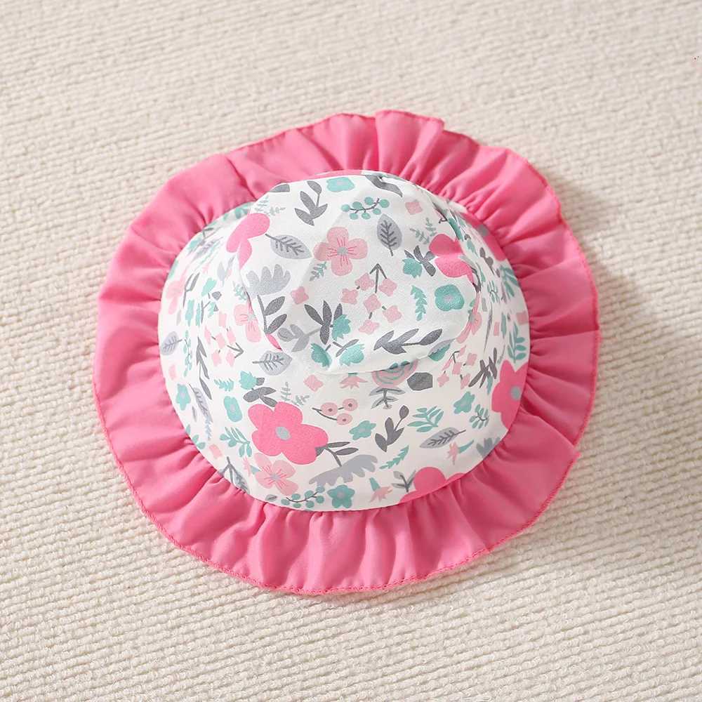 New Summer Baby Girl Floral Dress Girl Sleeveless Pure Cotton Newborn Birthday Dress Comes with Sun Hat X250528