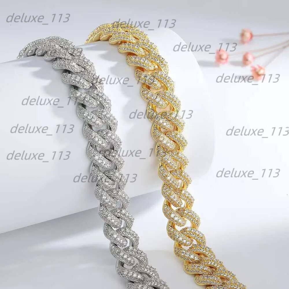 Pendant Pass Dia Tester Cuban Link Necklace For Custom Pendant 18Mm Hip Hop Men Jewelry Big Necklaces VVS Moissanite Cuban Chain Free Shipping