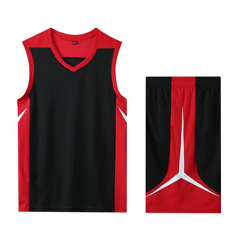 Men's Customizable Basketball Set - Moisture-Wicking Tank Tops & Loose Fit Shorts with Team Logos