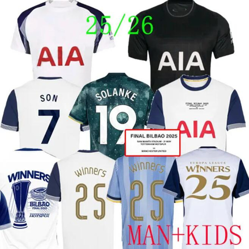 25 26 Tottenha soccer jerseys MADDISON home 2026 3rd BISSOUMA KULUSEVSKI UDOGIE LUCAS DELE VAN DE VEN SON ROMERO RICHARLISON 2024 2025 Spur Football shirt Men