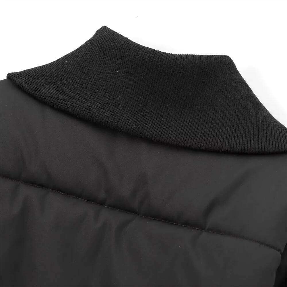 UNIZERA ribbed decorative layer pilot short autumn and winter new product women's cotton jacket