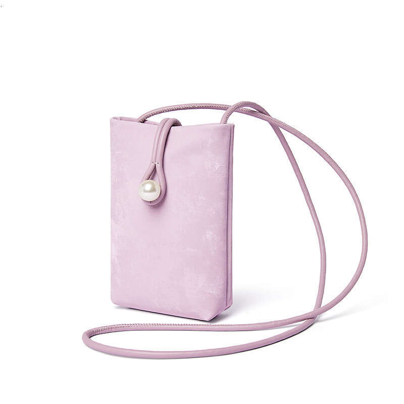 Vertical Phone 2024 New Single Shoulder Crossbody for Women Chinese Style Velvet Satin Solid Color Small Square Bag
