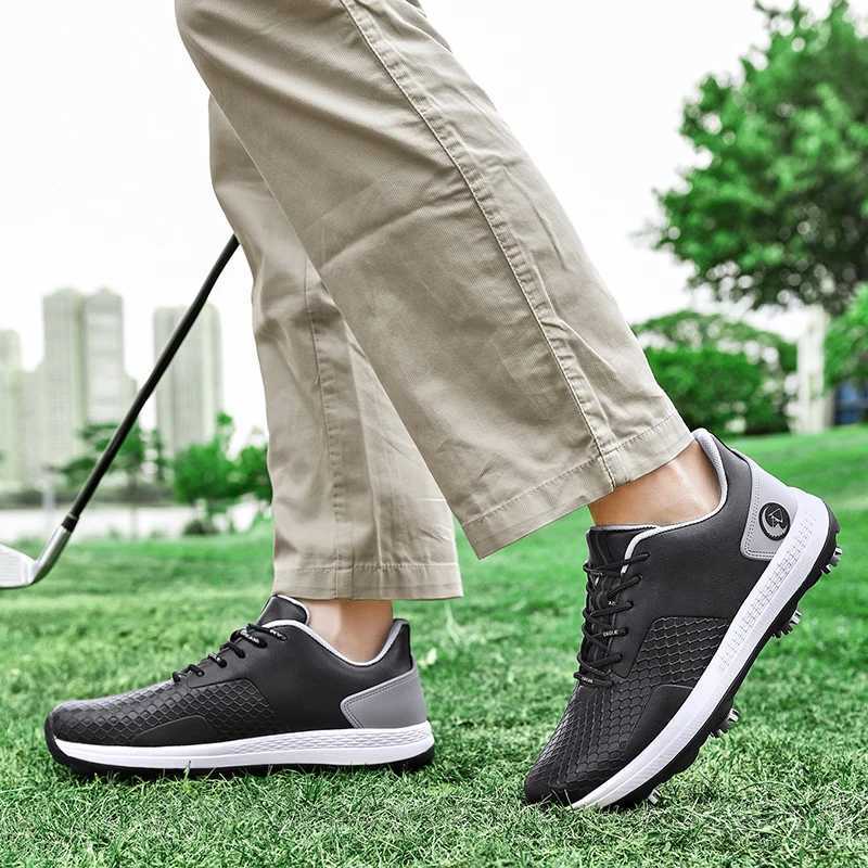 Professional Luxury Golf Shoes Outdoor Waterproof Non-Slip Golf Sneakers Men Casual Athletic Golfer Footwear Golfing Sport Shoes M250528