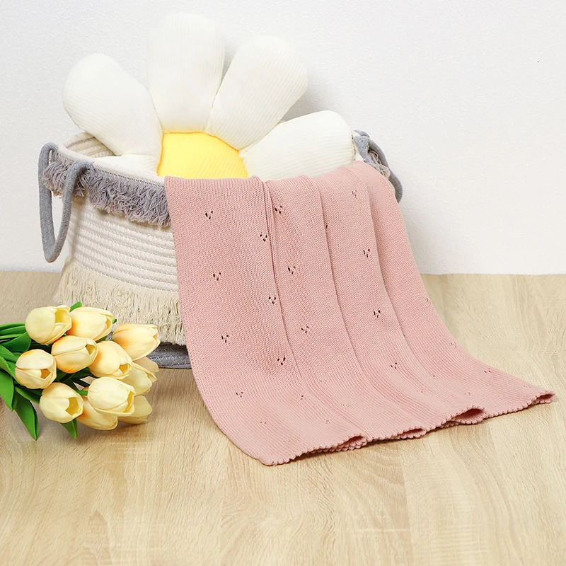 Baby Blankets Super Soft orn Infant Babies Boys Girls Cotton Knit Sleep Quilts Covers for Stroller 9070cm Kids Throwing Mats 250528