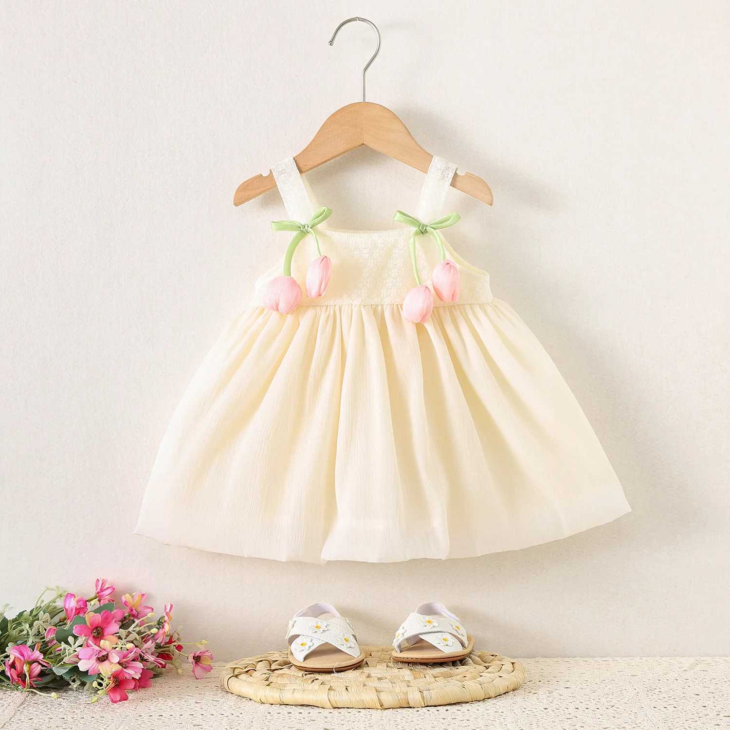 Baby Girl Dress Summer Tulip Suspender Girl Dress Cute Mesh Girl Princess Dress Party Dresses For Girls X250528