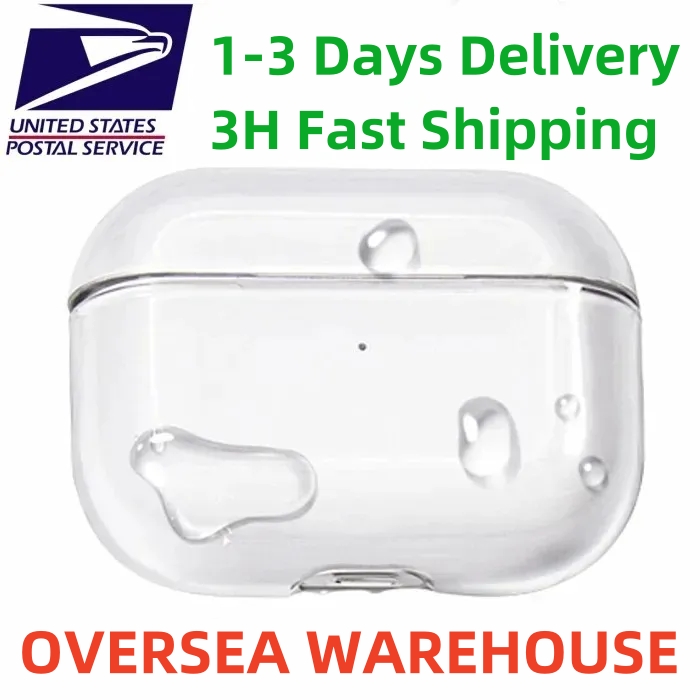 USA EU Warehouse Top Quality pods Pro 2 2nd gen Air 2 3 4 Earphones Air 4 Bluetooth Headphone Accessories Silicone Protective Case Wireless Charging Box Case