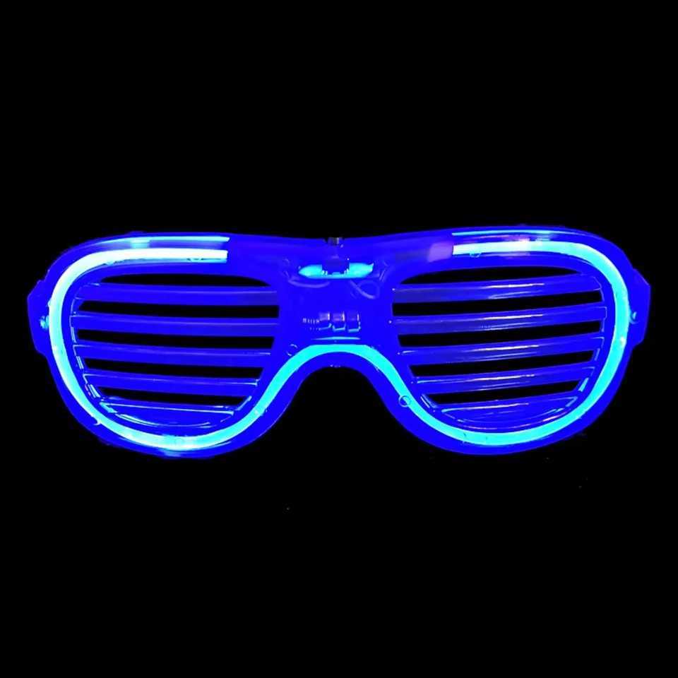 Plastic LED shutter Glasses with 4 Colors for Kids Adults and Teenagers W250528
